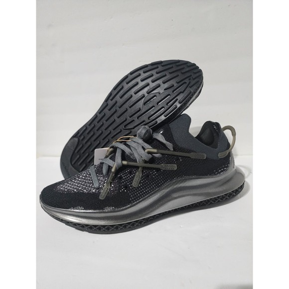 New Adidas 4D Fusio Silver Metallic  Black Shoes Sneakers Men\'s Size 10 H04512 main image 5